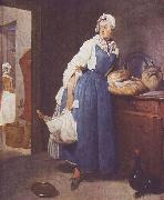 Jean Simeon Chardin Die Besorgerin painting